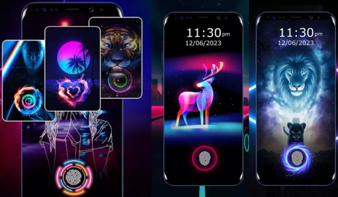 Screen Lock Fingerprint Animation App