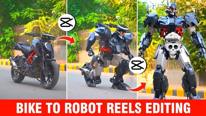 Instagram Trending Bike Robot Video Edit