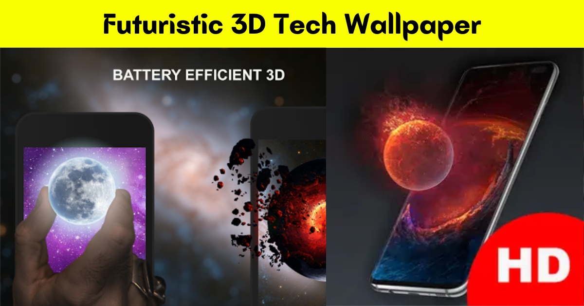 Futuristic Tech 3D Wallpaper